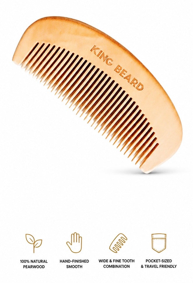 Pear Wood Beard Comb
